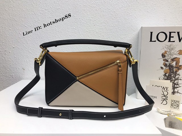 Loewe羅意威Puzzle女款系列小號幾何包 手提肩背斜挎女包 10172 lyw1384